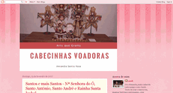 Desktop Screenshot of cabecinhasvoadoras.blogspot.com