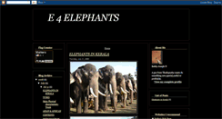 Desktop Screenshot of eforelephants.blogspot.com