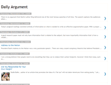 Tablet Screenshot of mydailyargument.blogspot.com