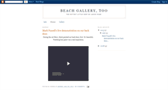 Desktop Screenshot of beachgallerytoo.blogspot.com