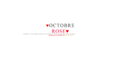 Desktop Screenshot of octobre-rose.blogspot.com