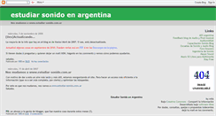 Desktop Screenshot of estudiarsonidoenargentina.blogspot.com