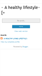 Mobile Screenshot of ahealthylifestyle.blogspot.com