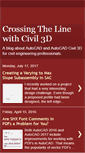 Mobile Screenshot of crossing-the-line-with-c3d.blogspot.com