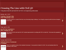 Tablet Screenshot of crossing-the-line-with-c3d.blogspot.com