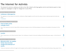 Tablet Screenshot of internetforactivists.blogspot.com