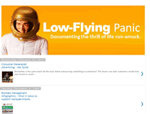 Tablet Screenshot of lowflyingpanic.blogspot.com