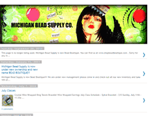 Tablet Screenshot of michiganbeadsupply.blogspot.com