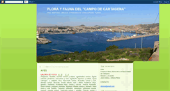 Desktop Screenshot of florayfaunadecartagena.blogspot.com