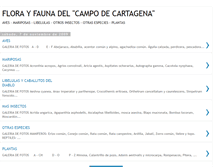 Tablet Screenshot of florayfaunadecartagena.blogspot.com