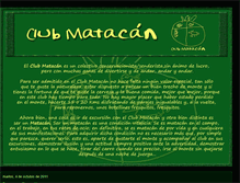 Tablet Screenshot of clubmatacan.blogspot.com