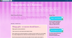 Desktop Screenshot of daughtersindistress.blogspot.com