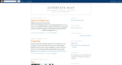 Desktop Screenshot of alternater00t.blogspot.com