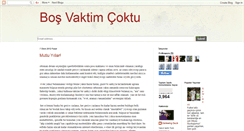 Desktop Screenshot of bosvaktimcoktu.blogspot.com