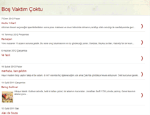 Tablet Screenshot of bosvaktimcoktu.blogspot.com