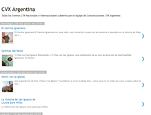 Tablet Screenshot of cvxargentina.blogspot.com