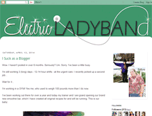 Tablet Screenshot of electricladyband.blogspot.com