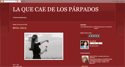 Desktop Screenshot of laquecaedelosparpados.blogspot.com