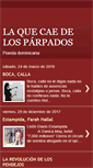 Mobile Screenshot of laquecaedelosparpados.blogspot.com