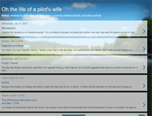 Tablet Screenshot of ohthelifeofapilotswife.blogspot.com