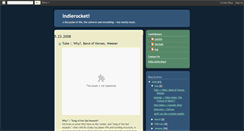 Desktop Screenshot of gogoindierocket.blogspot.com