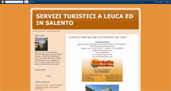 Desktop Screenshot of leucaservizituristici.blogspot.com