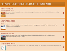 Tablet Screenshot of leucaservizituristici.blogspot.com