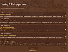 Tablet Screenshot of fharizgokil.blogspot.com