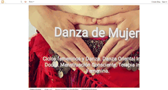 Desktop Screenshot of danzademujer.blogspot.com