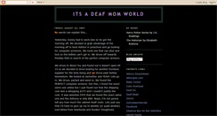 Desktop Screenshot of deafmomworld.blogspot.com