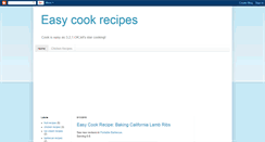 Desktop Screenshot of easycook321.blogspot.com