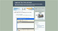 Desktop Screenshot of magicjackhacks.blogspot.com