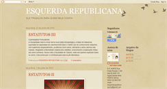 Desktop Screenshot of esquerdarepublicana.blogspot.com