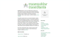 Desktop Screenshot of consumidor-consciente.blogspot.com