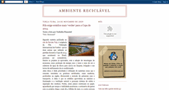 Desktop Screenshot of ambientereciclavel.blogspot.com