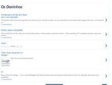 Tablet Screenshot of os-doninhos.blogspot.com