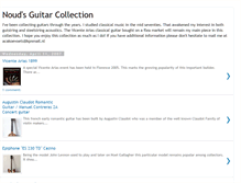 Tablet Screenshot of guitarcollection.blogspot.com