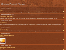 Tablet Screenshot of missionpossiblekenya.blogspot.com