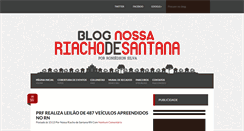 Desktop Screenshot of nossariachodesantana.blogspot.com