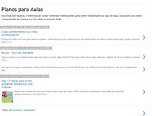 Tablet Screenshot of planosparaaulas.blogspot.com