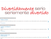 Tablet Screenshot of divertidamenteserio.blogspot.com