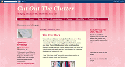 Desktop Screenshot of cutouttheclutter.blogspot.com