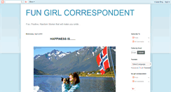 Desktop Screenshot of fungirlcorrespondent.blogspot.com