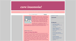 Desktop Screenshot of info-insomnia.blogspot.com