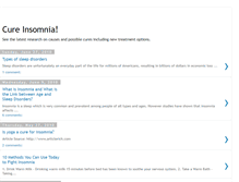 Tablet Screenshot of info-insomnia.blogspot.com