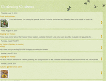 Tablet Screenshot of gardeningcanberra.blogspot.com