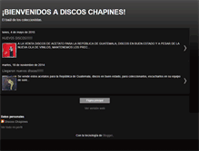 Tablet Screenshot of discoschapines.blogspot.com