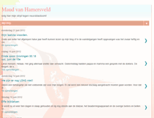 Tablet Screenshot of maudvanhamersveld.blogspot.com
