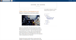 Desktop Screenshot of goneisgone.blogspot.com