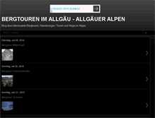 Tablet Screenshot of allgaeu-bergtouren.blogspot.com
